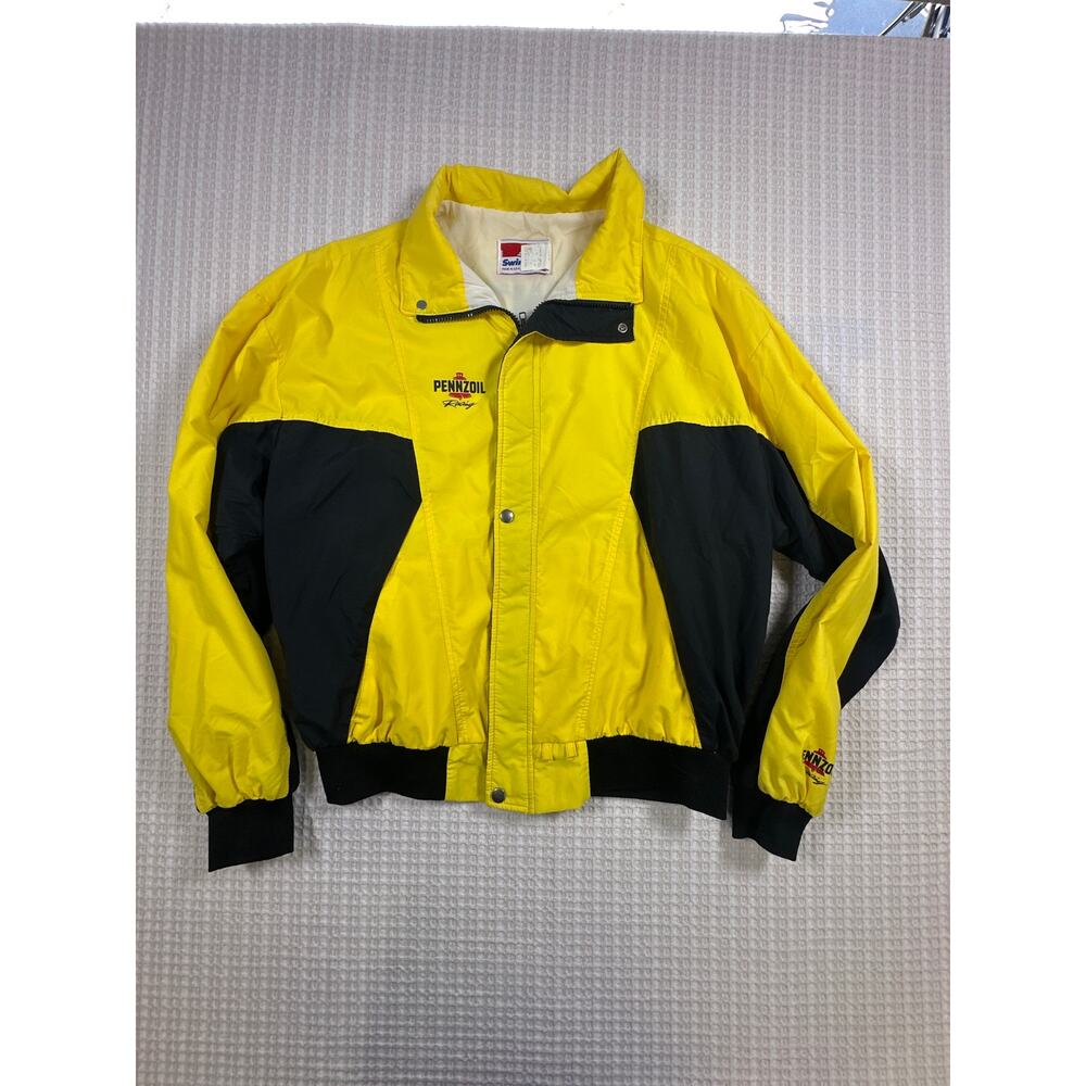 Vintage Swingster Pennzoil Racing Jacket XL 24.5x27 Made in USA